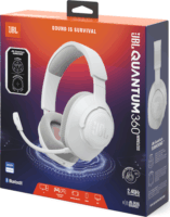 JBL Quantum 360 Wireless Gamer Fejhallgató Headset - Fehér