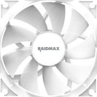 RaidMax X-AIR PWM RGB 120x120x25 ARGB LED Rendszerhűtő ventilátor - Fehér
