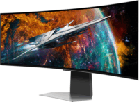 Samsung 49" LS49DG950SUXDU Odyssey G9 G95SD 32:9 QHD OLED Ívelt Gaming monitor - Fehér
