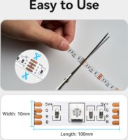 Vention PAAWH RGB FPC LED szalag - 2m