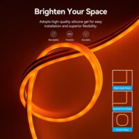 Vention PAEWH Szilikon Neon LED szalag - 2m