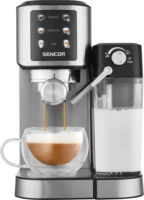 Sencor SES 4910SS Félautomata kávéfőző 1350 Watt - Fekete/Ezüst