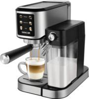 Sencor SES 4910SS Félautomata kávéfőző 1350 Watt - Fekete/Ezüst