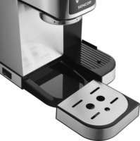 Sencor SES 4910SS Félautomata kávéfőző 1350 Watt - Fekete/Ezüst