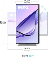 BENQ 27" MA270U 16:9 4k UHD LED Monitor - Szürke
