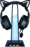 Ventaris GHSO-10 gamer Fejhallgató Állvány - Fekete