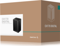 DeepCool CH170 Mini-Tower Álló Számítógépház - Fekete