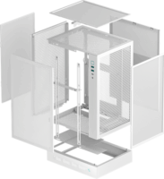 DeepCool CH170 Mini-Tower Álló Számítógépház - Fehér