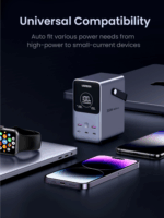 Ugreen 25286 Powerbank 2 x USB-A + 3 x Type-C / 48000mAh 300W - Szürke