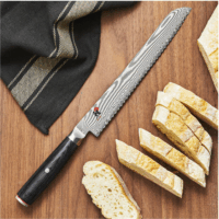 Miyabi Messer 5000FCD Kenyérvágó kés 24cm - Fekete