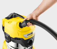 Kärcher WD 4-18 S Dual Nedves-Száraz Portartályos Porszívó 380 W - Sárga (Akku és töltő nélkül)