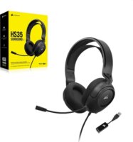 Corsair HS35 SURROUND Vezetékes Gamer Fejhallgató Headset - Fekete