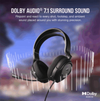 Corsair HS35 SURROUND Vezetékes Gamer Fejhallgató Headset - Fekete