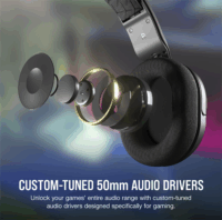 Corsair HS35 SURROUND Vezetékes Gamer Fejhallgató Headset - Fekete