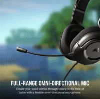 Corsair HS35 SURROUND Vezetékes Gamer Fejhallgató Headset - Fekete