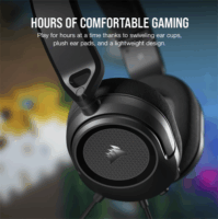 Corsair HS35 SURROUND Vezetékes Gamer Fejhallgató Headset - Fekete