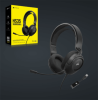 Corsair HS35 SURROUND Vezetékes Gamer Fejhallgató Headset - Fekete