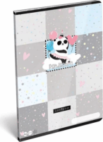 Pandacorn 32 lapos A4 Négyzetrácsos füzet - Mintás