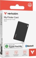 Verbatim 32138 My Finder Card Okos nyomkövető Apple Find My támogatással - Fekete