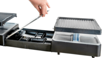 Unold 48755 Raclette Extandable Grillsütő 1300 Watt - Ezüst