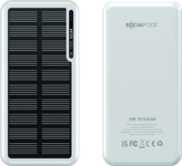 Boompods Obi Solar Powerbank USB-A + Type-C / 10000mAh 20W - Fehér