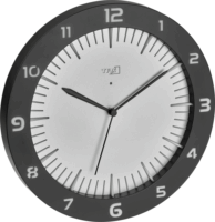 TFA Lumoclock Falióra Ø 30cm - Fekete