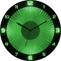 TFA Lumoclock Falióra Ø 30cm - Fekete