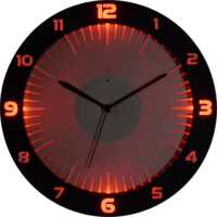 TFA Lumoclock Falióra Ø 30cm - Fekete