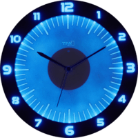 TFA Lumoclock Falióra Ø 30cm - Fekete