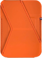 Decoded Szilikon Magsafe telefon kártyatartó / kitámasztó - Narancssárga