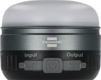 Brennenstuhl OLI 400 AS Napelemes Akkus Kemping LED lámpa 450 lumen - Fehér/Szürke/Fekete