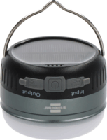 Brennenstuhl OLI 400 AS Napelemes Akkus Kemping LED lámpa 450 lumen - Fehér/Szürke/Fekete