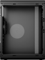 Aerocool CS-110-S-BK-v1 Mini Torony Számítógépház + 1db 80mm ventilátor - Fekete