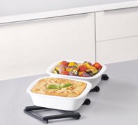 Joseph Joseph Stretch Szilikon kinyitható Edényalátét - Fekete