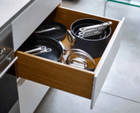 Joseph Joseph Space Kerámia Bevonatos Tapadásmentes Fazék fedővel Ø15cm - Kék