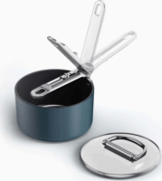 Joseph Joseph Space Kerámia Bevonatos Tapadásmentes Fazék fedővel Ø15cm - Kék