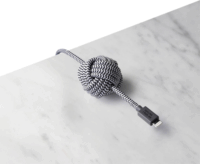 Native Union USB-A apa - Lightning apa adat- és töltőkábel 3m - Fekete/Fehér