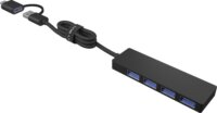 Raidsonic IB-HUB1424-C3 USB-A / USB-C 3.2 4-port HUB