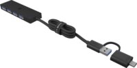 Raidsonic IB-HUB1424-C3 USB-A / USB-C 3.2 4-port HUB