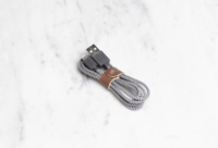 Native Union USB-A apa - Lightning apa adat- és töltőkábel 1,2m - Fekete/Fehér