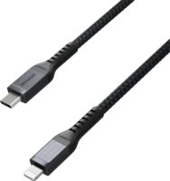 Nomad USB-C apa - Lightning apa adat- és töltőkábel 1,5m - Fekete