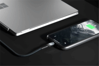 Nomad USB-A apa - Lightning apa adat- és töltőkábel 3m - Fekete