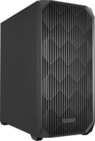 Sharkoon AK3 Midi Torony Számítógépház + 2 x 120mm ventillátor - Fekete