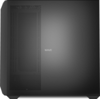 Sharkoon MK3 Mini Torony Számítógépház + 2 x 120mm ventillátor - Fekete