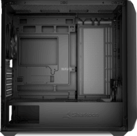 Sharkoon MK3 Mini Torony Számítógépház + 2 x 120mm ventillátor - Fekete