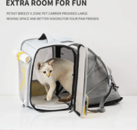 Petkit Breezy xZone Kisállat Hordozó Hátizsák - Szürke