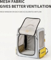 Petkit Breezy xZone Kisállat Hordozó Hátizsák - Szürke