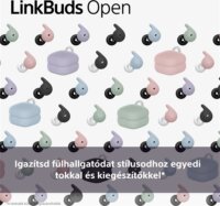 Sony Linkbuds Open Fülhallgató Szilikon tok - Lila
