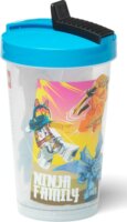 LEGO Coppenhagen 500ml Műanyag gyerek pohár szívószállal - Ninjago Classic mintás