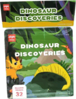 Oiyio Baby Oktatókönyv 32 darab zselés matricával - Dinoszauruszok